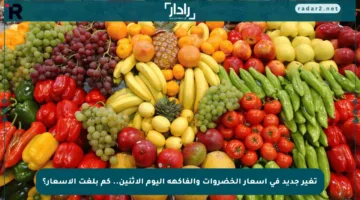 تغير جديد في أسعار الخضروات والفاكهة اليوم الاثنين.. كم بلغت الأسعار؟